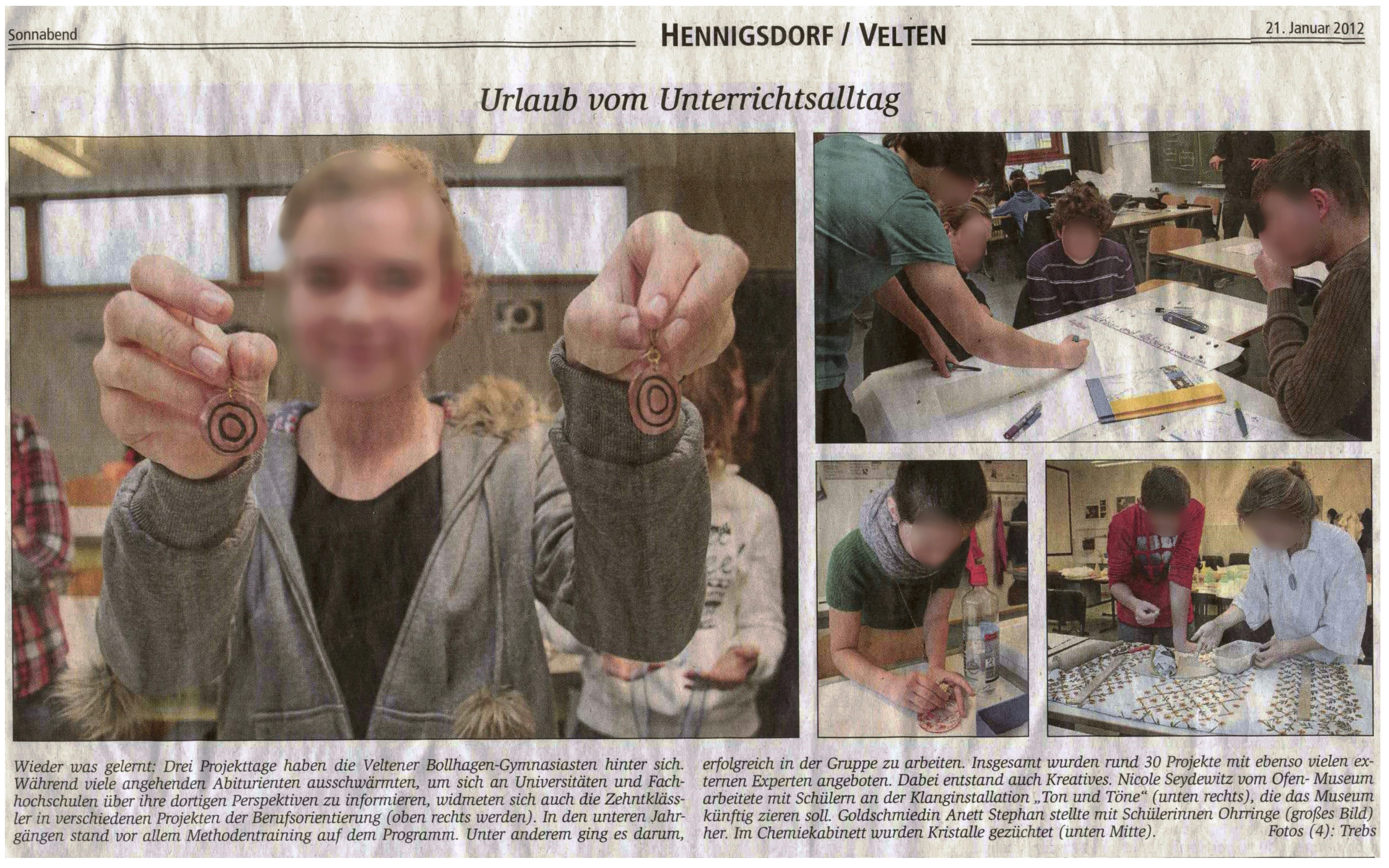 Oranienburger Generalanzeiger 21.01.2012