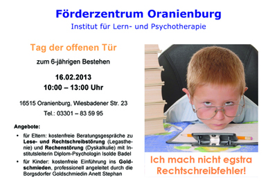 Tag der offenen T&uuml;r