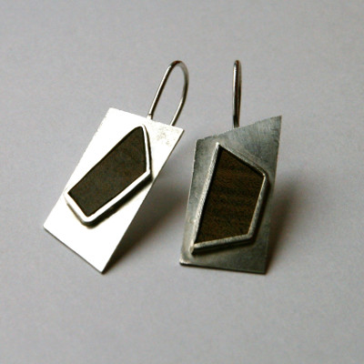 Edelholzohrringe